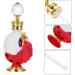 SOESFOUFU 1pc Peacock Essential Oil Bottle Liquid Bottle Perfume Dropper Bottle Glass Perfume Bottle Women Perfume Bottle Liquid Holder Liquid Dispenser Glass Empty Holder 3.1x10.5cm Red - Buy Online on GoSupps.com