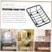 Anneome Soap Holder Bathroom Soap Dish Metal Soap Rack Soap Container Soap Dishes for Bar Soap Shower Soap Dish Soap Dish for Shower Travel Bath Soap Face Wrought Iron Black 12.00X9.00X3.00CM - Buy Online on GoSupps.com