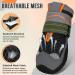 SlowTon Adjustable Breathable Dog Boots | Non-Slip Rubber Sole Paw Protectors for Hot Pavement | Reflective Strap, Black, Size 4 - Buy Online on GoSupps.com