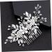 DOITOOL Combs Tiara Rhinestone Comb Crystal Hair Comb Wedding Hair Comb Rhinestone Hair Comb Bride Millet Beads Rhinestones - Buy Online on GoSupps.com