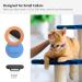 Simplethings 2022 AirTag Cat Necklace Holder - Waterproof Pet Collar Compatible with Apple AirTag - 2-Piece Set in Orange & Sky Blue - Buy Online on GoSupps.com