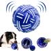 Dikeiuta Dog Balls Interactive Toys for Dogs Indestructible Dog Balls Treat Ball IQ Treat Dispensing Dog Toys Interactive Food Puzzles Ball for Dogs Pet Slow Feeder Ball for Boredom 5.51 Inch Purple