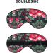 Shop Rose Flower Floral Print Unisex Eye Mask - Soft Comfortable Light-Blocking Sleep Mask for Better Rest | International Shipping - Buy Online on GoSupps.com