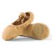SANGEESON Dance Women's Ballet Shoes Stretch Canvas Performa Dance Slippers Split Sole for Girls/Adult 6.5 Sand