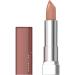 Maybelline Color Sensational Lipstick Lip Makeup Cream Finish Hydrating Lipstick Nude Pink Red Plum Lip Color Truffle Tease 0.15 oz (Packaging May Vary)