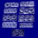 3D Nail Art Mold Silicone Nail Art Decorations Supplies Flower Bow-Knot Star for Shell Nail Art Template Resin Casting Molds Style9 - Buy Online on GoSupps.com