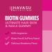 Biotin Gummies for Women | 5000mcg Hair Growth Supplement | 90 Strawberry Flavored Beauty Gummies | Gluten Free Vegan Formula - Buy Online on GoSupps.com