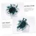 Baluue Women Banquet Hat Trendy Bridal Headdress Women Fascinator Wedding Topper Bride Hat Fascinators for Women Wedding Bride Fascinator Hat Outfits for Women Fascinator Clip Ladies Mesh Green 27x16cm Green - Buy Online on GoSupps.com
