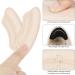 Heel Pad Insert Cushion for Men and Women - Prevents Heel Slip, Blisters, and Loose Shoes - Pale Apricot + Black - Buy Online on GoSupps.com