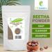 Reetha Powder (Aritha) - 100g - Naturally cleanses skin and hair helps fight dandruff and nourishes hair - 100% natural - Buy Online on GoSupps.com
