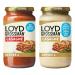 Loyd Grossman No Added Sugar Bundle: 1 x 440 g White Lasagna Sauce & 1 x 450 g Red Lasagna Sauce