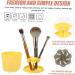 DRESSOOS 1set Makeup Brush Cleaning Bowl Makeup Brush Cleaning Kit Brush Rinsing Pad Brush Cleaning Tool Makeup Brush Washer Bowl Makeup Tool Cleaner Make Brush Cleaning Bowl Cosmetic Pp 8.5X8X6.8CM Yellow - Buy Online on GoSupps.com