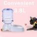 Pet Water Dispenser Station - 1 Gal Replenish Pet Waterer for Dog Cat Animal Automatic Gravity Water Drinking Fountain Bottle Bowl Dish Stand - Buy Online on GoSupps.com