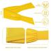 Adjustable Tie Headbands for Women - 2 Pack Wide Knotted Non-slip Hairbands in Black Yellow - Perfect for Yoga, Running, Sports - Elastic & Stretchy Headwraps by Willbond - Buy Online on GoSupps.com