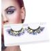 Glitter Lashes - False Eyelashes Festival Styles Eyelashes Shining Decorative Lashes 3d Effect Fake Eyelashes | Glitter Lash Extensions Makeup Decorative Eye Strip Lashes For Cosplay Props Q-02 - Buy Online on GoSupps.com