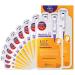 Mediheal E.G.T Timetox Ampoule Mask EX. 10 Pack Rejuvenating Sheet Face Mask for Wrinkle Removal and Skin Firming Moisturizing Facial Sheet Mask for Skin Lifting and Firming