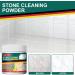 Stone Cleaning Powder 4.22oz Marble Floor Polish Safe Stone Soap Spot Cleaner Stone Care Stain Remover for Kitchen Countertops Pisole - Buy Online on GoSupps.com