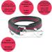 Twinkys Dog Style Rubberized Dog Leash 20mm Wide - 1m Up to 50kg Made in Germany - Black & Red - Buy Online on GoSupps.com