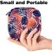 Colorful Storage Bags for Women's Essentials | Portable Menstrual Pad & Bandage Holders | Multicolored Palm Leaves Design - Buy Online on GoSupps.com