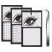 246 Pcs Face Gems Eye Jewels with Tweezers  Acrylic Rhinestone Stickers Self Adhesive Face Crystals for Makeup  Pearl Nail Body Gems Stick On for Women (2mm & 3mm &4mm) Mixed A