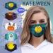 ZLUU 5PCS Halloween Adults Protective Face Mask Personalized Patterns Face Cover Safe Skin Friendly Face Sheild Washable Reusable Adult Halloween Cartoon Digital Printing Outdoor Dust-Proof Protective Mask - Buy Online on GoSupps.com