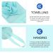 Lurrose 1Set Bath Towel Cleaning Sponge Shower Sponge Bath Shower mitt loofah Back Scrubber Bath sponges for Shower Bath Scrubber for Body Bath Flower self tan Cleaning Supplies Fiber Sky-blue - Buy Online on GoSupps.com