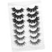minkissy 7 Pairs Eyelashes Fake Lashes Full False Lashes Natural Look Wispy Strip Lashes 3d Faux Lashes Manga Lashes Cluster Fluffy Spiky Lashes Clear Lash Band Miss Bulk Set Fiber - Buy Online on GoSupps.com