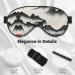 SSIMOO Chinese Landscape Painting Eye Mask - Double-Sided Soft & Light Blocking for Better Sleep Quality - International Shipping Available - Buy Online on GoSupps.com
