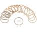 Braided Hair Ties Set - 18 Pcs Blonde Thick Ponytail Holders & Elastics Bracelet - 3 Shades of White - Women's Hair Accessories - Buy Online on GoSupps.com