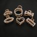 Beaupretty 6-Piece Pearl Hair Clamps - Mini Claw Clips for Girls & Women - Elegant Hair Accessories with Golden Line Detailing - Buy Online on GoSupps.com