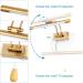 Mantolite LED Picture Lamp 8W 40cm Brass - Swiveling Head 3000K Interior Lighting Ideal for Art Display - Buy Online on GoSupps.com