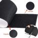 6 Width Self Adhesive Hook and Loop Fastening Tape Heavy Duty Strips - Black, 1 Yard - Buy Online on GoSupps.com