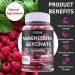 Magnesium Glycinate Gummies 400mg Chewable Sugar Free Magnesium Supplement with Magnesium Glycinate Magnesium Malate and Protein for Sleep Relaxation Brain & Muscle - Vegan (60 Count Raspberry) Raspberry 60 Count (Pack  - Buy Online on GoSupps.com