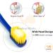Wide Head Toothbrush by The Smiling Whale | Deep Clean & Extra Soft | 4 Count | SPA Dental Care for Sensitive Gums - Buy Online on GoSupps.com