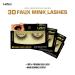 Laflare Silk 3D Faux Mink Eyelashes Bundle - Handmade Knitted Style Lashes - Natural Look, Reusable, Easy to Apply - SD05L (1-3 Pack Special) - Buy Online on GoSupps.com