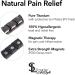 Titanium Magnetic Therapy Bracelet for Arthritis & Carpal Tunnel Pain Relief - Gunmetal Gray Men's & Women's Bracelet - Buy Online on GoSupps.com