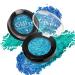 Metallic Duo-chrome Eyeshadow Makeup High Pigment Blue Purpul Green Multichrome Eyes Shadows Shimmery LongWear Gorgeous Color Bright and Vibrant Glitter Eye Shadow No Creasing Talc Free Blue Green #3e