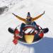 Triumpeek Inflatable Snow Tube for Winter Outdoor Fun - Heavy Duty Sled with Reinforced Handles | Penguin Design - Buy Online on GoSupps.com