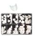 100 Round White Nail Tips - Premium Artificial Fingernails in Tip Box for Perfect DIY Manicures - Buy Online on GoSupps.com