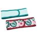 S&T INC. Facial and Makeup Spa Headband Makeup Headband for Washing Face Face Wash Headband Teal Floral 23.5 Inch x 3.25 Inch 2 Pack