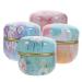 PRETYZOOM 4pcs Loose Powder Can Empty Tea Holder Make up Holder Metal Tea Delicate Tea Jar Tool Miss Simple