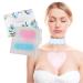 UNDOMIEL Womens Smoothing Anti Wrinkle Scars Care Rose essence Chest Pads Medical Treatment Neck Pads Prevent Stretch Reduces Fine Lines when Sleeping. (Natural Rose Essence)