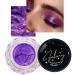Creamy Glitter Purple Eyeshadow - Metallic Purple Pearlescent Eyeshadow Palette Gel Formula Eye shadow For Eye Makeup Face Body Glitter Cosmetics Highly Pigmented Eye Shadow With Eye Brush Cream Eyeshadow - Purple-03