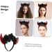 CRILSTYLEO Rose Headband Demon Hairband Demon Horns Headband Devil Ears Headband Demon Headpiece Devil Costume Halloween Party Favor Devil Headpiece Devil Hairband Bright Leather Fabric - Buy Online on GoSupps.com