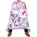 Waterproof Barber Cape -butterfly pattern Cheetah Haircut Bib for Men Unisex Hair Cutting Cape(8rp1a)