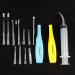 Airgoesin 2-in-1 Lighted Tonsil Stone & Earwax Removal Tool with 10 Tips - Tonsillolith Pick Case + Irrigator Clean - Buy Online on GoSupps.com