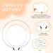 10 Pcs Angel Bridal Metal Headband - Halloween Costume Headpiece - Silver Double Wire Headband for Women and Girls - Buy Online on GoSupps.com