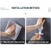 Ruilonghai Razor Holders | Reusable Self-Adhesive Shower Razor Hanger | Suction Hooks for Hats Towels & Coats - Perfect for Organization - Buy Online on GoSupps.com
