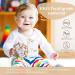 MCGMITT Baby Rattle Teething Ball Toy for 0-12 Months | Soft Silicone Sensory Teether | Shaker Toy for Newborns (Beige) - Buy Online on GoSupps.com