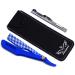 Classic Professional Straight Edge Barber Razor Kit - Salon Quality Shavette with 20 Blades & Leather Storage Bag | Perfect for Men s Shaving & Eyebrow Grooming - Buy Online on GoSupps.com